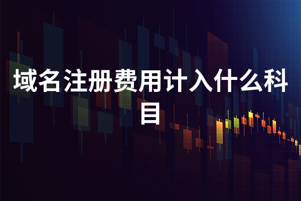 域名注册费用计入什么科目