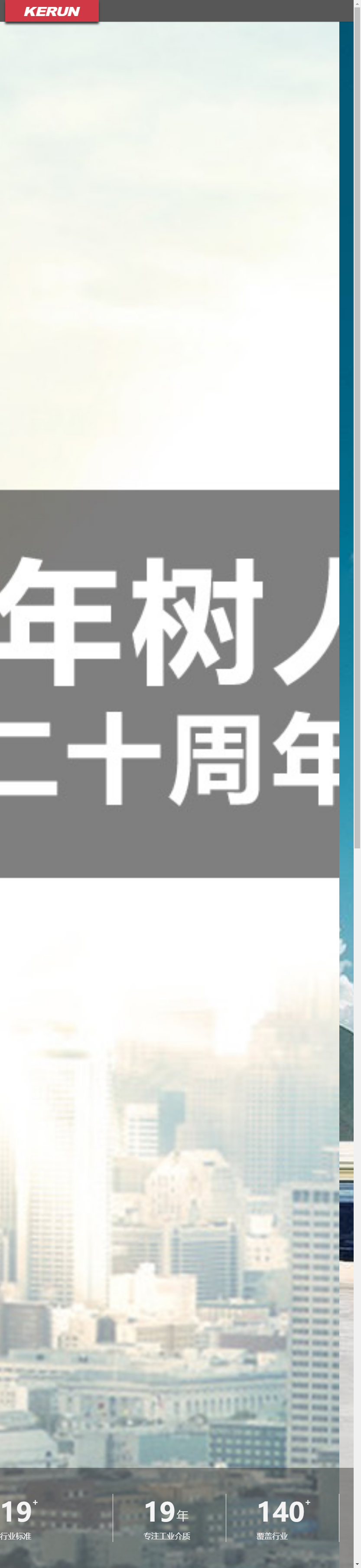 南京科润工业介质股份有限公司网站案例