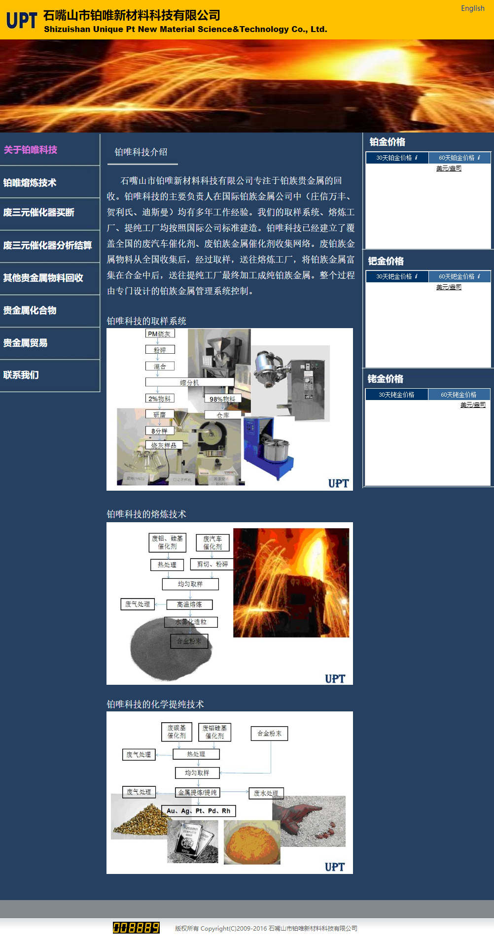 石嘴山市铂唯新材料科技有限公司网站案例